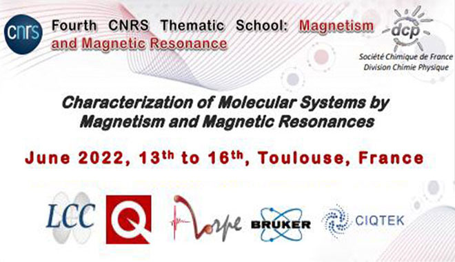 CIQTEK to Sponsor CNRS Thematic School 2022 (Magnetism & Magnetic Resonances) in Toulouse, France