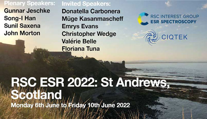 CIQTEK to attend the International RSC ESR 2022 in St Andrews, Scotland